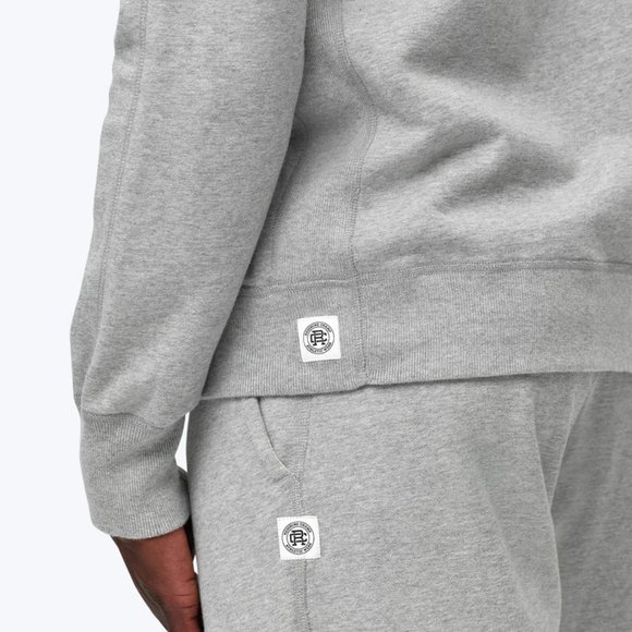 REIGNING CHAMP MIDWEIGHT TERRY FULL ZIP HOODIE	- HEATHER GRAY M - Picture 9 of 9